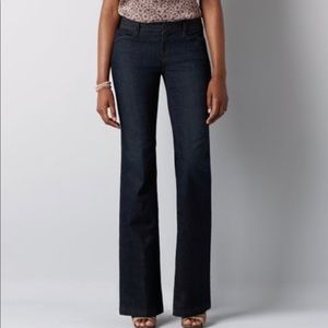 LOFT curvy flare jeans